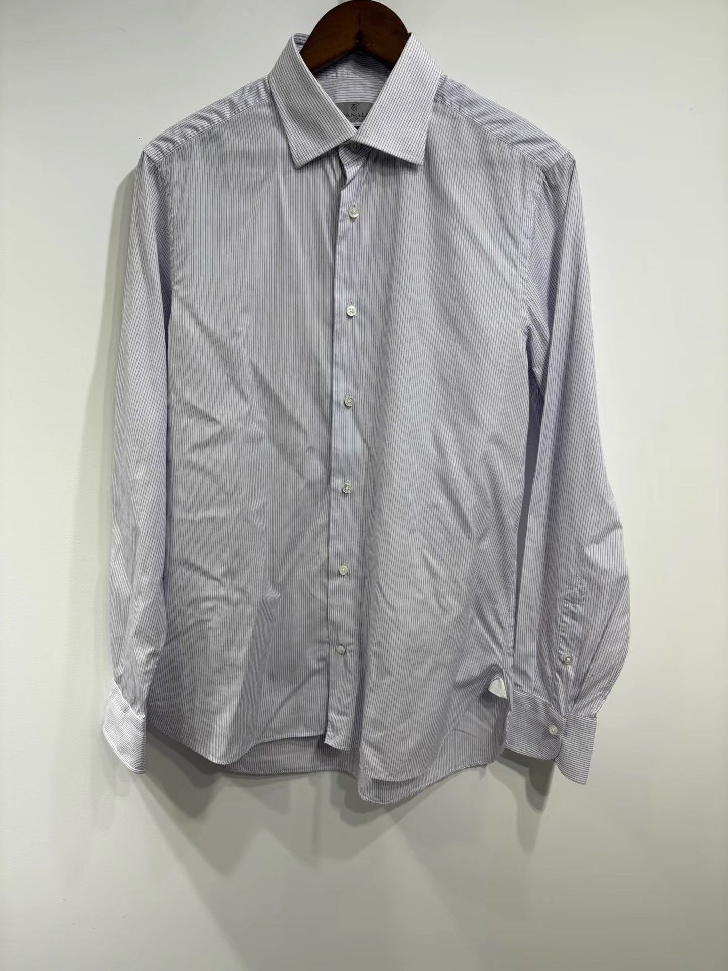 Canali CANALI Long Sleeve Shirt K29 Size US XXS / EU 40 - 1 Thumbnail