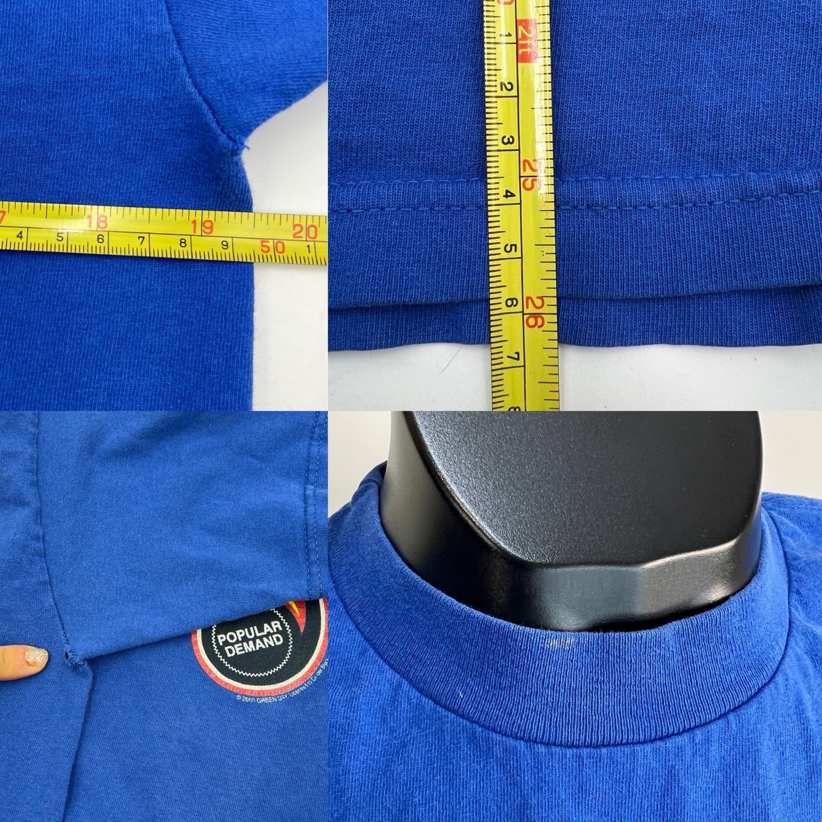 Alstyle × Vintage Vintage Men's 2000 Blue Green Day Medium T-Shirt Size US M / EU 48-50 / 2 - 12 Thumbnail