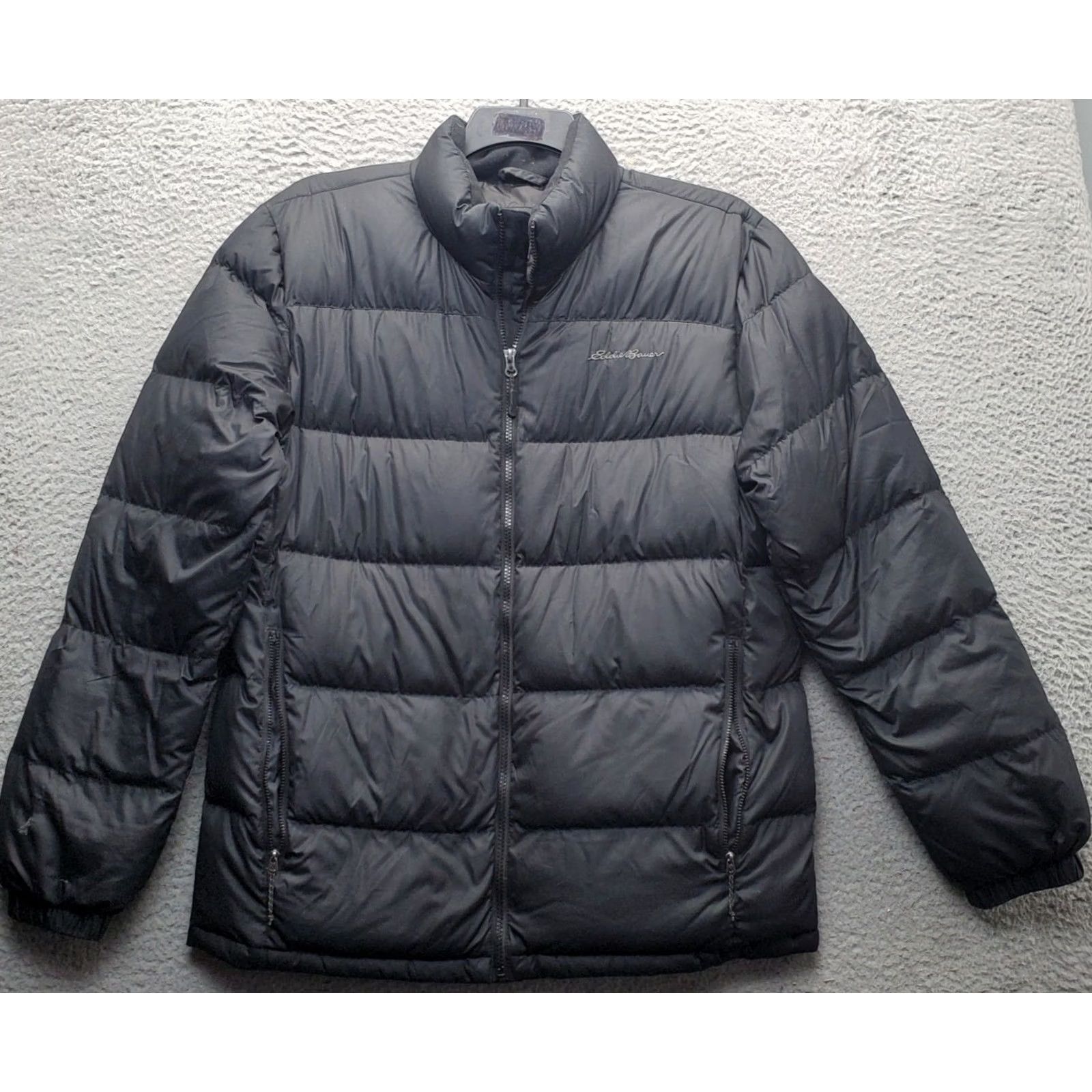 Eddie Bauer Eddie Bauer Puffer Jacket Mens M Black Full Zip Packable Lightweight EB650 Down Jacket Size US M / EU 48-50 / 2 - 2 Thumbnail