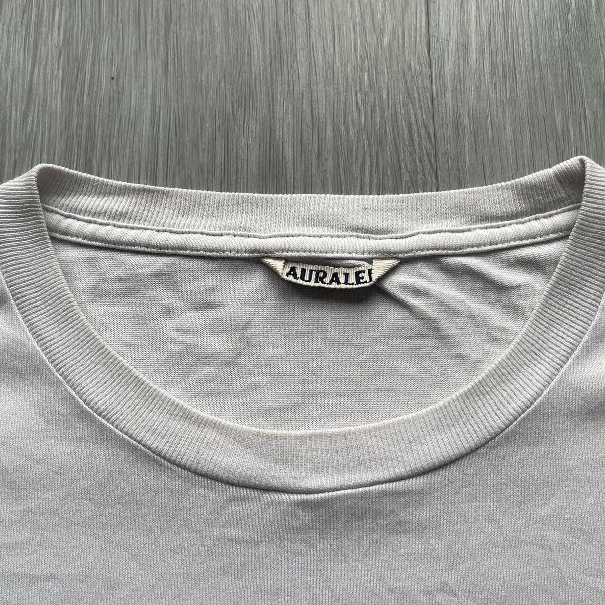 Auralee Auralee Japan White T Shirt Size US XL / EU 56 / 4 - 2 Thumbnail
