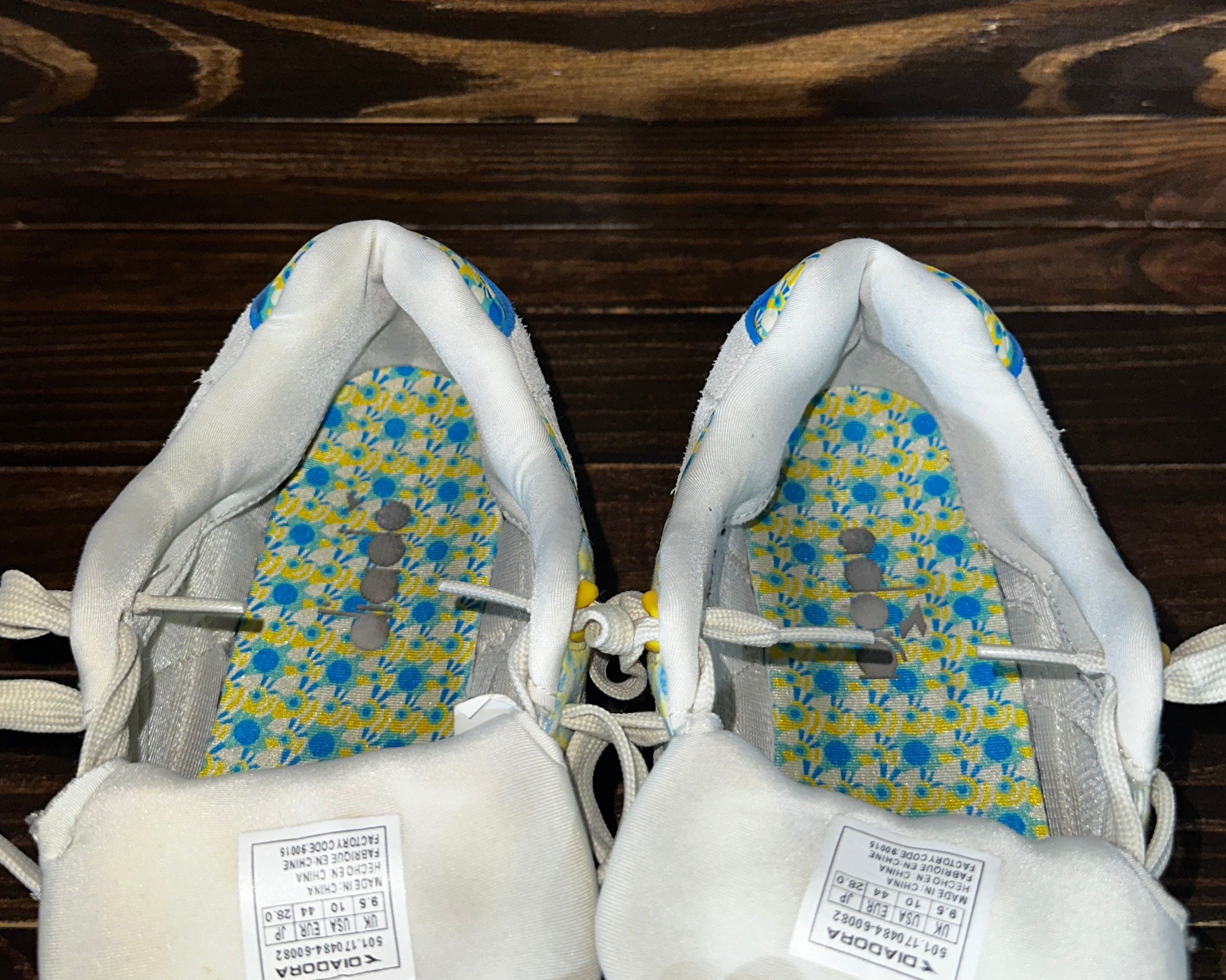 Diadora Diadora V7000 'Futurism - Blue Bell' Men's Sneakers VeryRare Size US 10 / IT 40 - 9 Thumbnail
