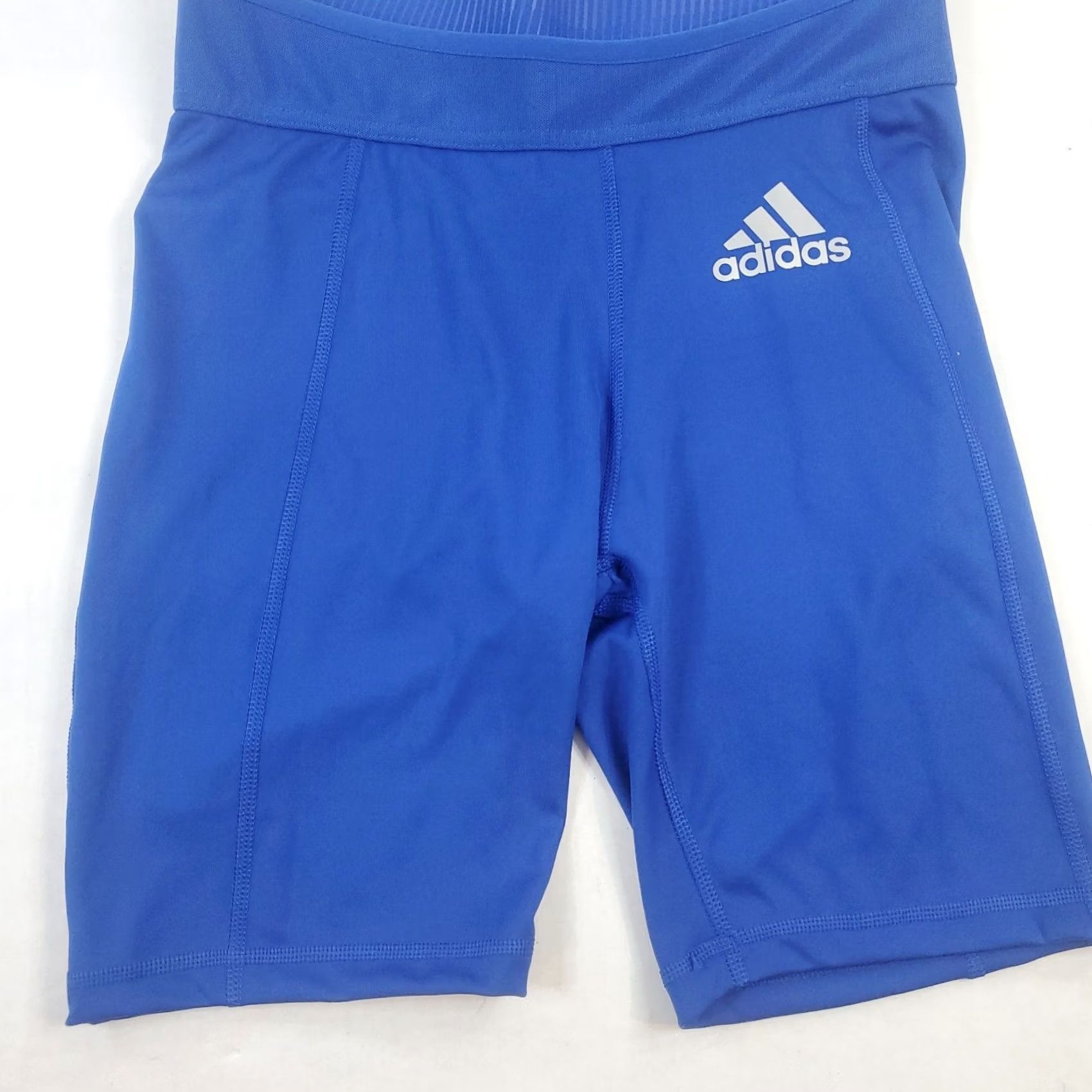 Adidas Adidas Primegreen Aeroready Techfit Mid Rise Volleyball Short S Blue Women Athletic Shorts Size 32" / US 10 / IT 46 - 2 Thumbnail
