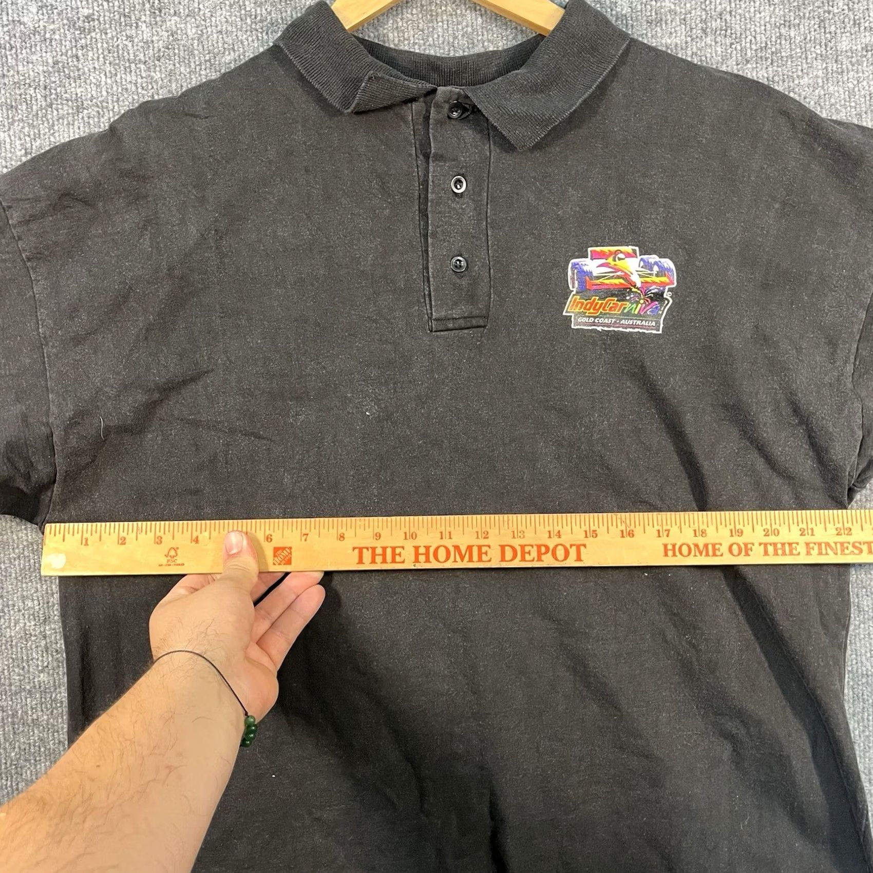 Vintage VINTAGE IndyCarnival 1997 Polo Shirt Racing Logo Shirt Mens 2XL Black Size US XXL / EU 58 / 5 - 5 Thumbnail