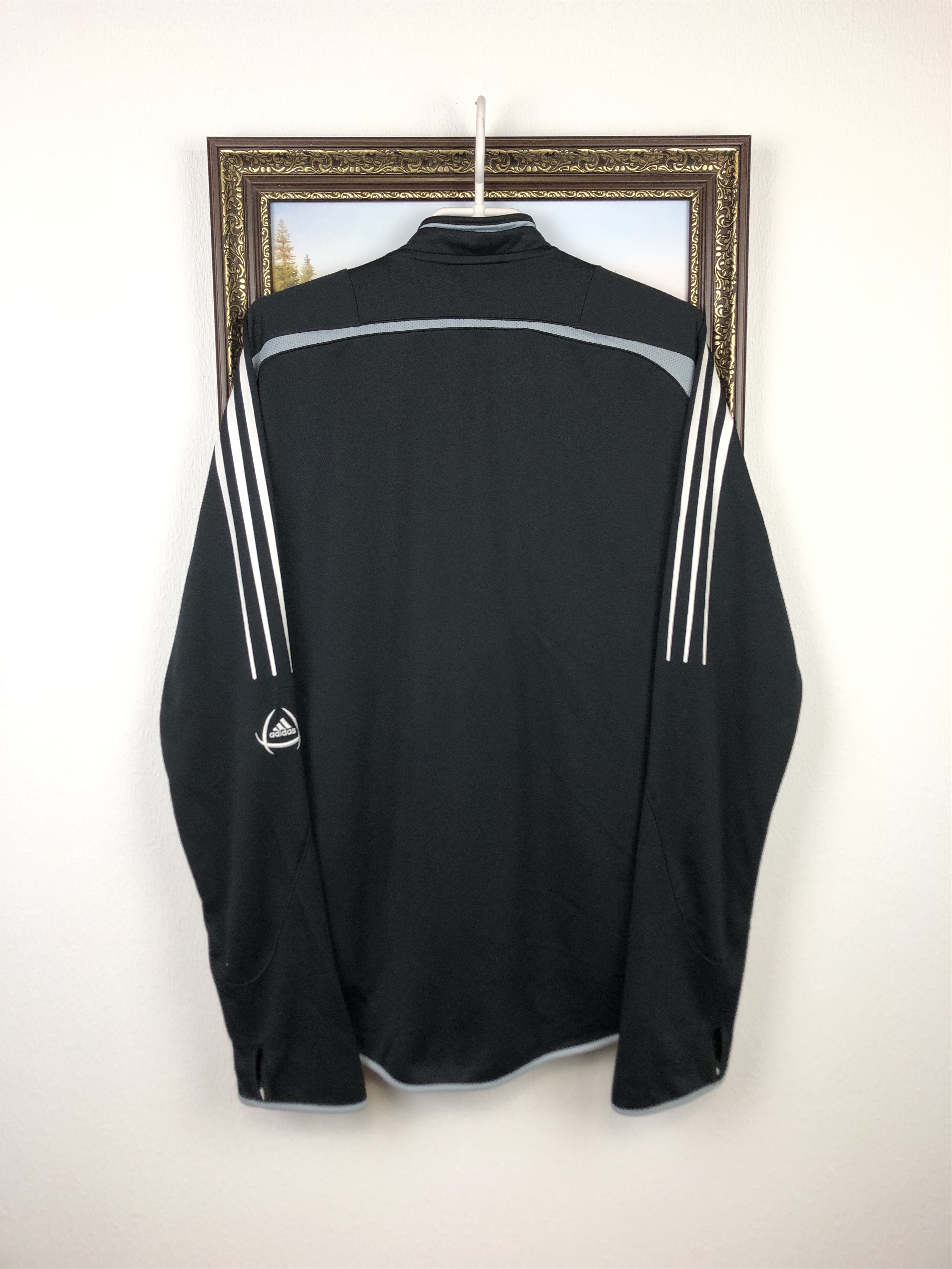 Adidas Vintage Real Madrid Football Train Jacket Sweatshirt Soccer Size US L / EU 52-54 / 3 - 10 Thumbnail