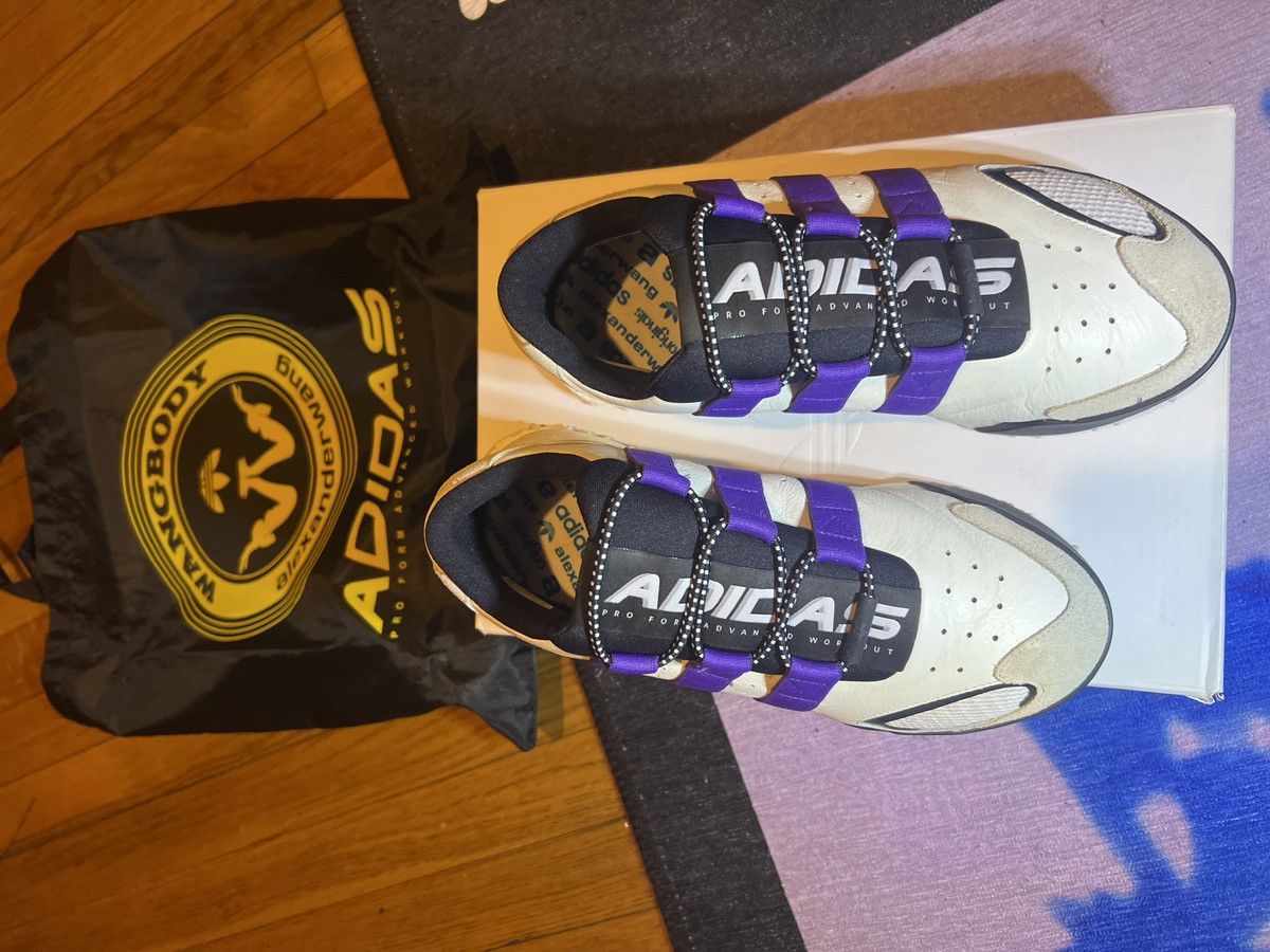 image of Wangbody X Adidas Shoes in White, Men's (Size 7)