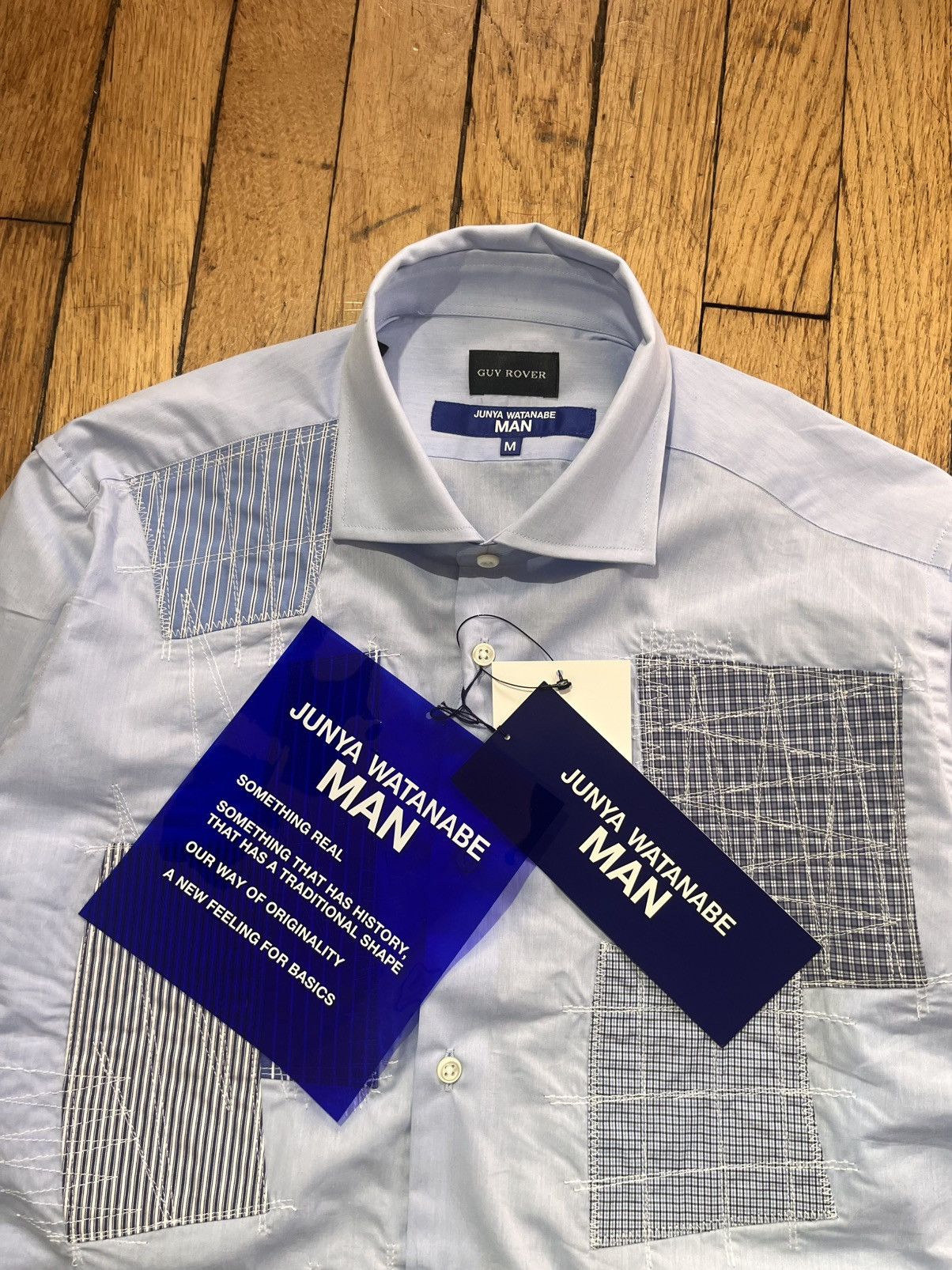 Junya Watanabe Patchwork shirt Junya Watanabe MAN x Guy Rover (M) Size US M / EU 48-50 / 2 - 5 Thumbnail