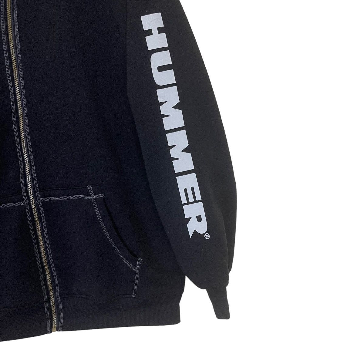 Japanese Brand Hummer H-1 Big Logo Fullzip Hoodies Size 2XL Size US XXL / EU 58 / 5 - 6 Thumbnail
