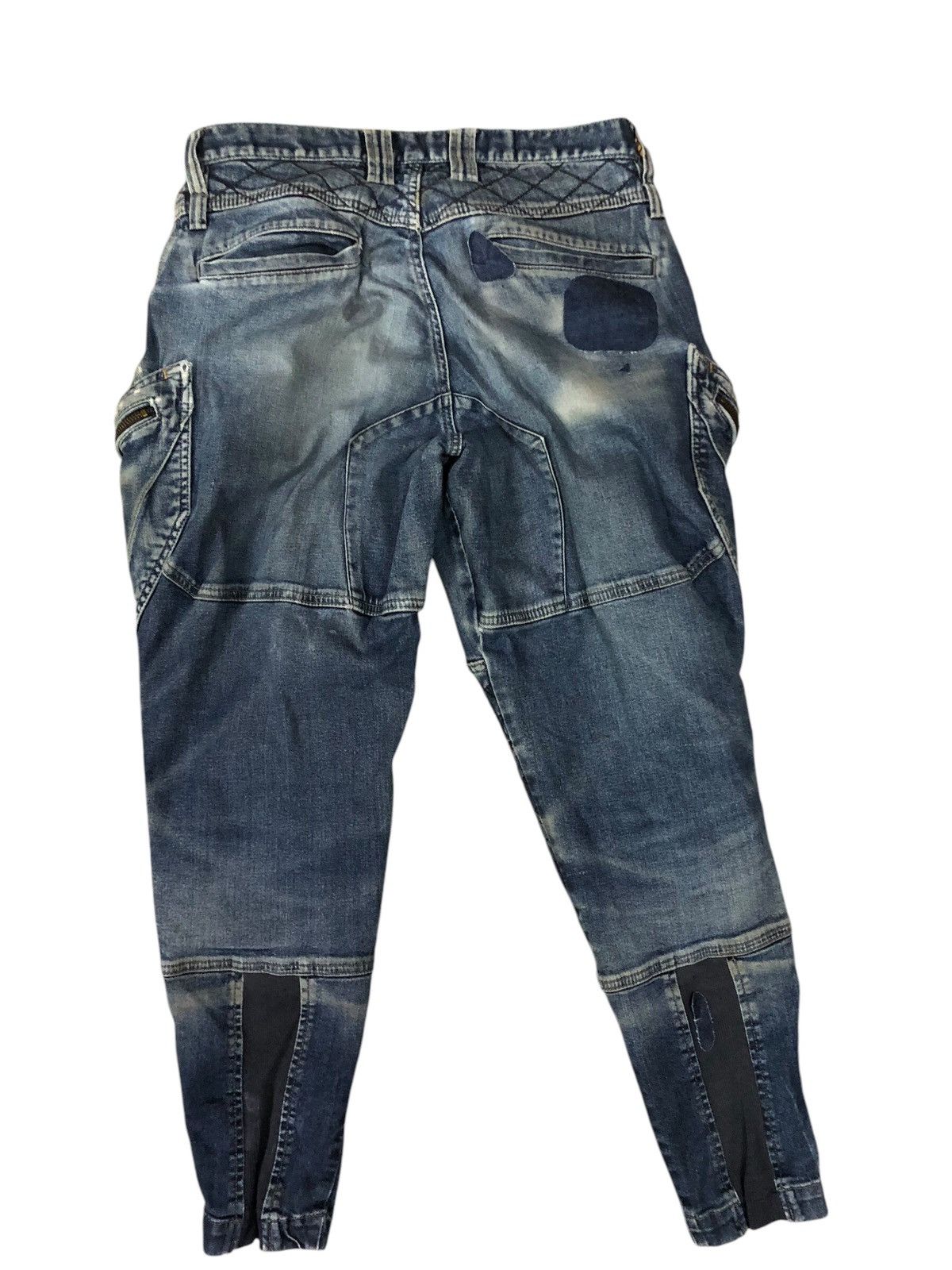 If Six Was Nine × Japanese Brand × Le Grande Bleu (L.G.B.) TS Design Biker Punk Rockabilly Denim pants Size US 31 - 2 Thumbnail