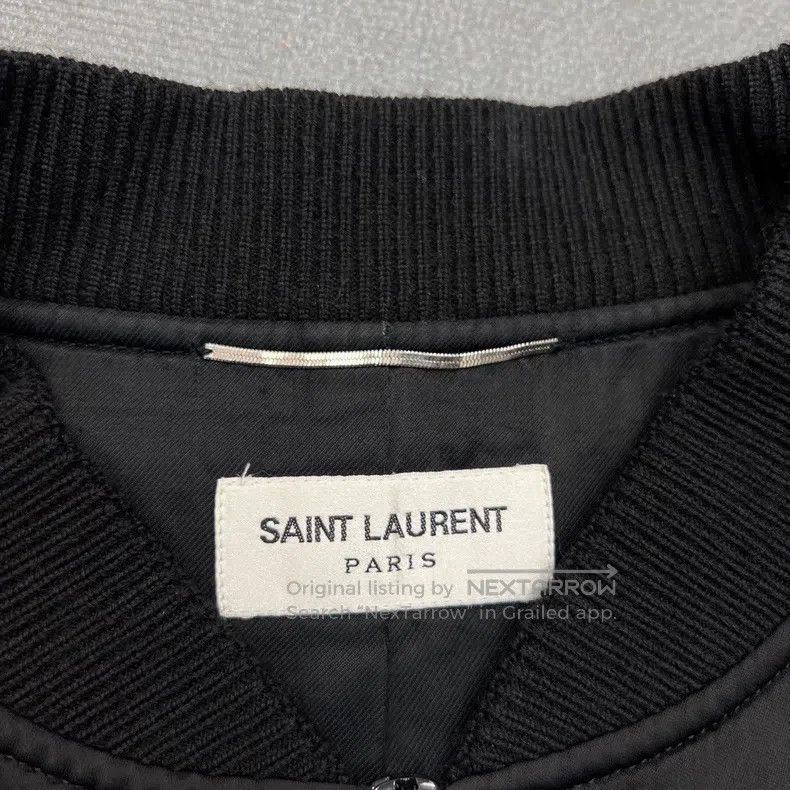 Saint Laurent Paris Saint Laurent Paris Rainbow Beaded Logo Baseball Jacket i Size US L / EU 52-54 / 3 - 7 Thumbnail