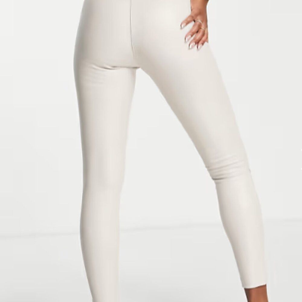 Topshop TopShop Faux Leather Skinny Pants/Leggings Size 4 Size 23" - 6 Thumbnail