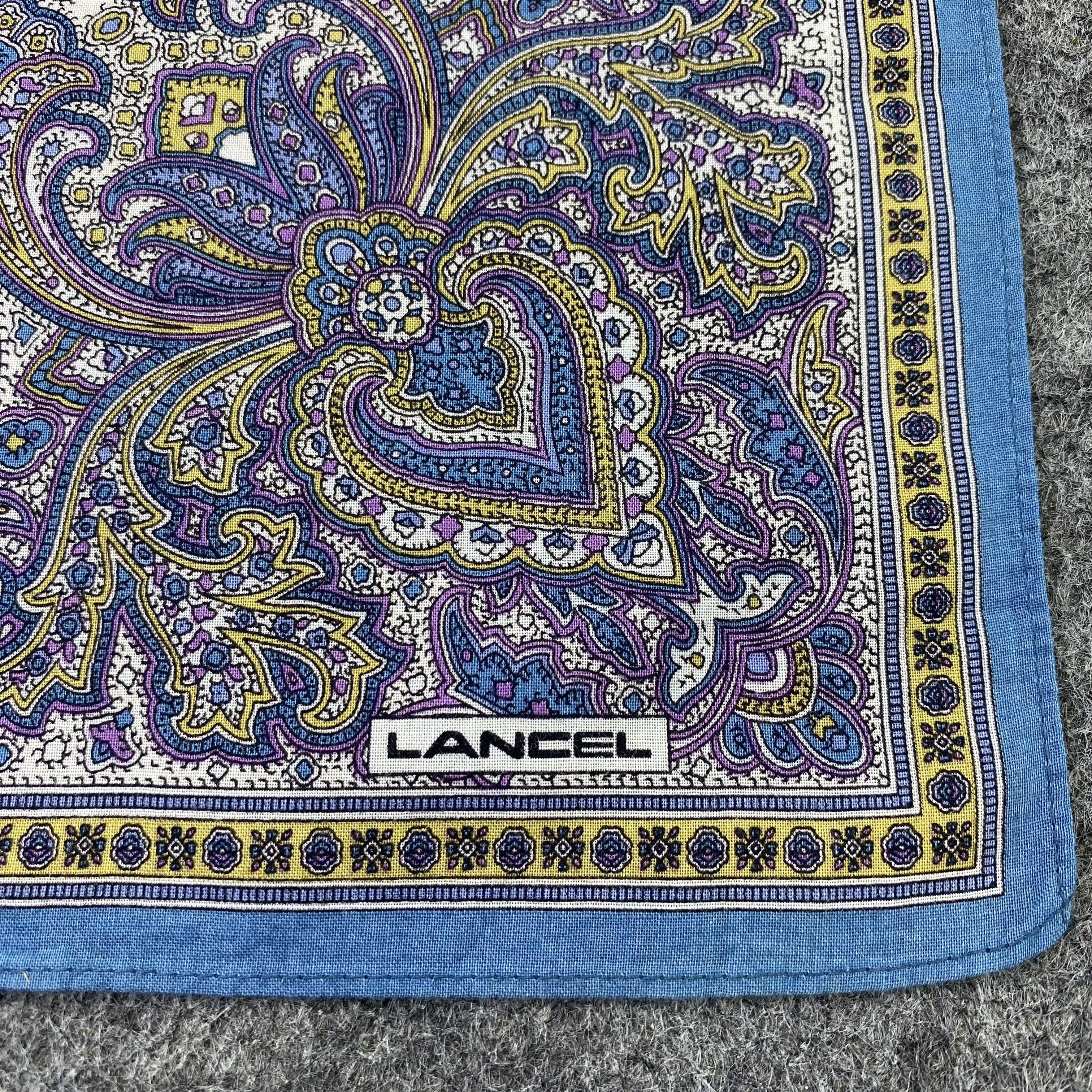Lancel Lancel Paislee Handkerchief / Bandana / Neckerchief -B543 Size ONE SIZE - 5 Thumbnail