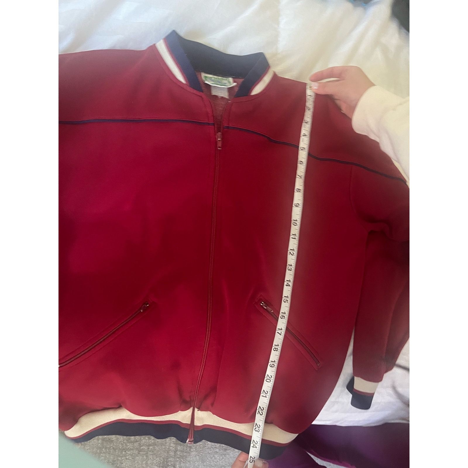 Vintage Vintage Winning Ways Zip-Up Track Jacket Red White Size L Size US L / EU 52-54 / 3 - 4 Thumbnail