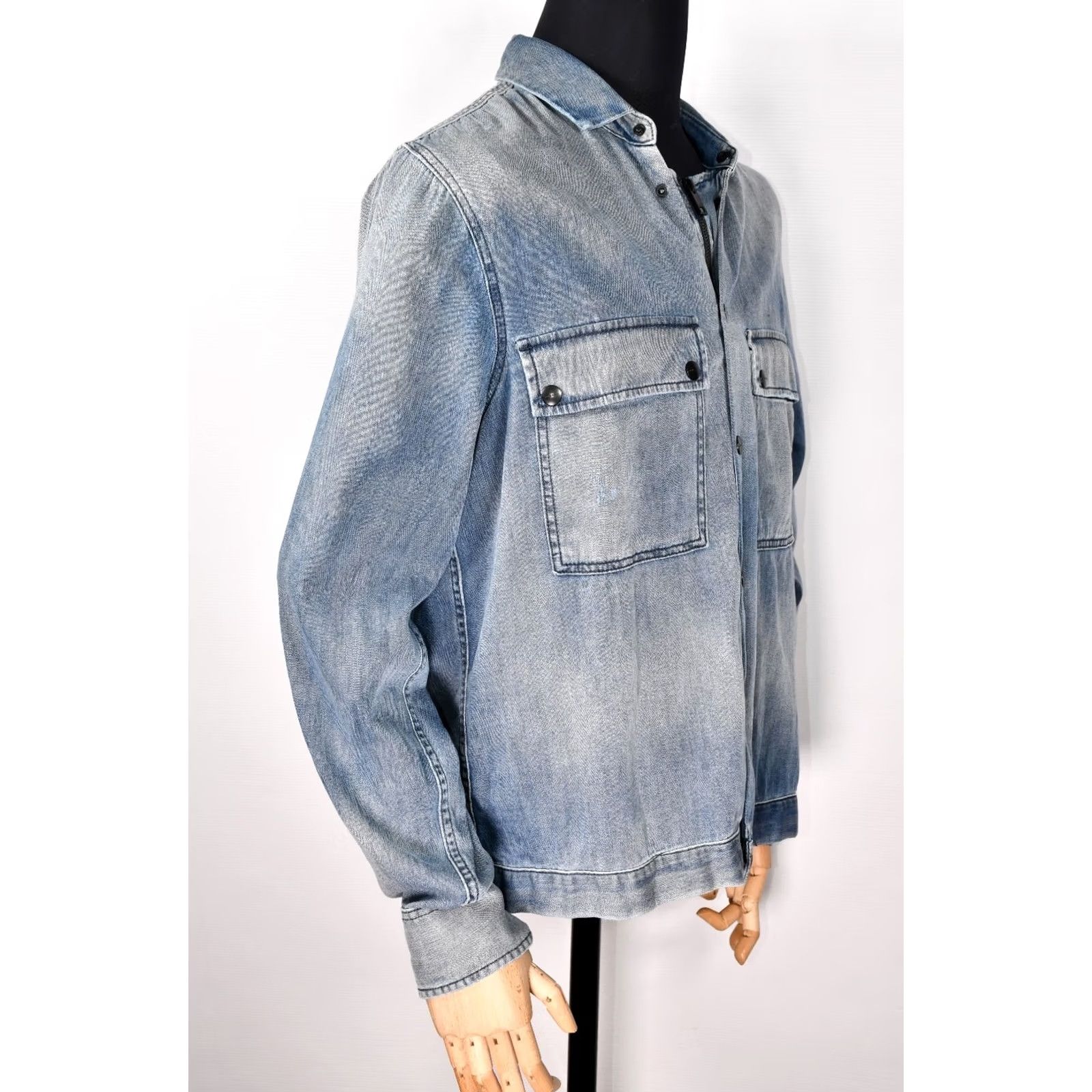 Diesel Diesel D-ZEY Denim Jacket Men's XL Blue Size US XL / EU 56 / 4 - 6 Thumbnail