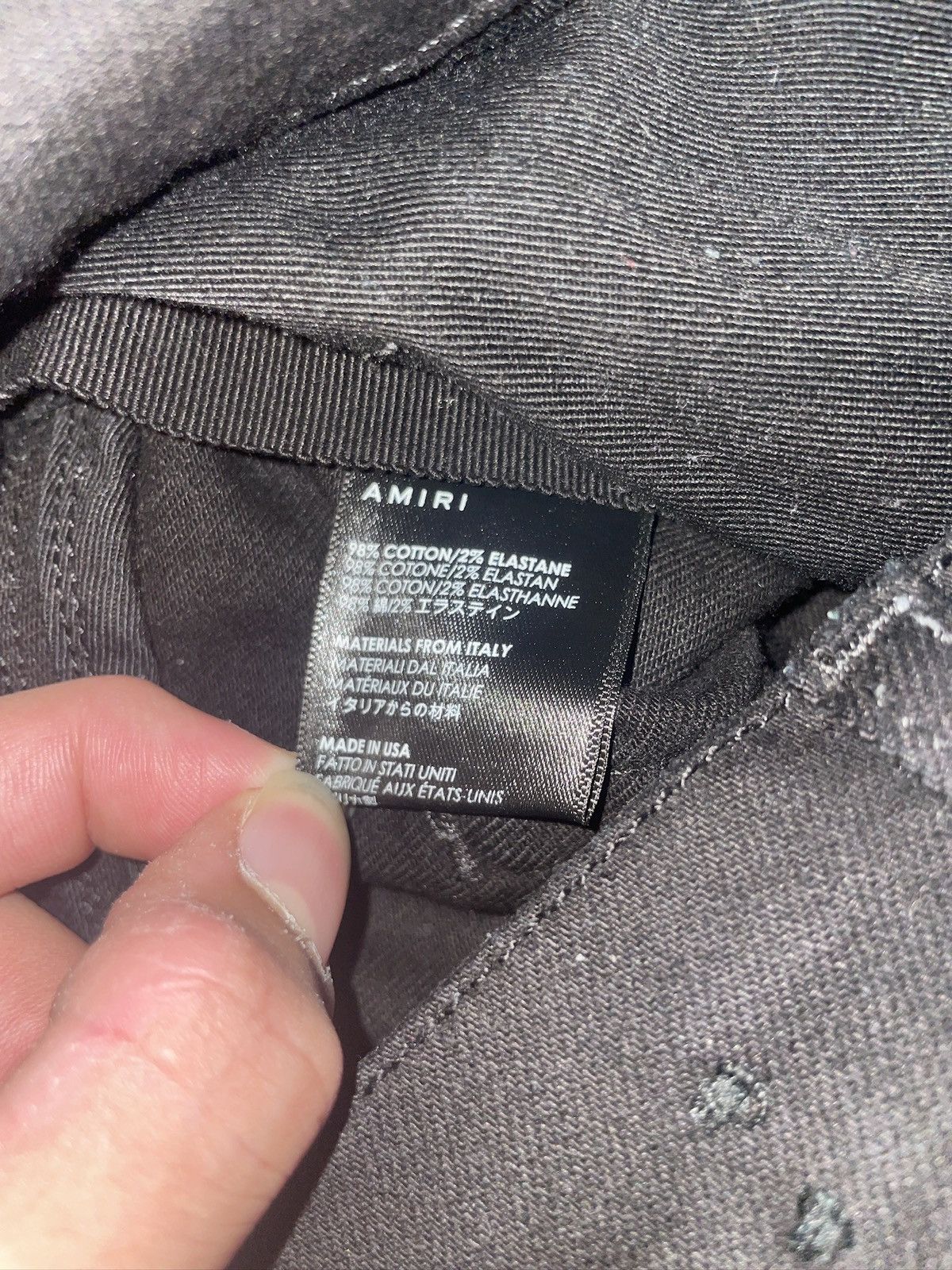 Amiri Sz 36 Black amiri jeans Size US 36 / EU 52 - 6 Thumbnail