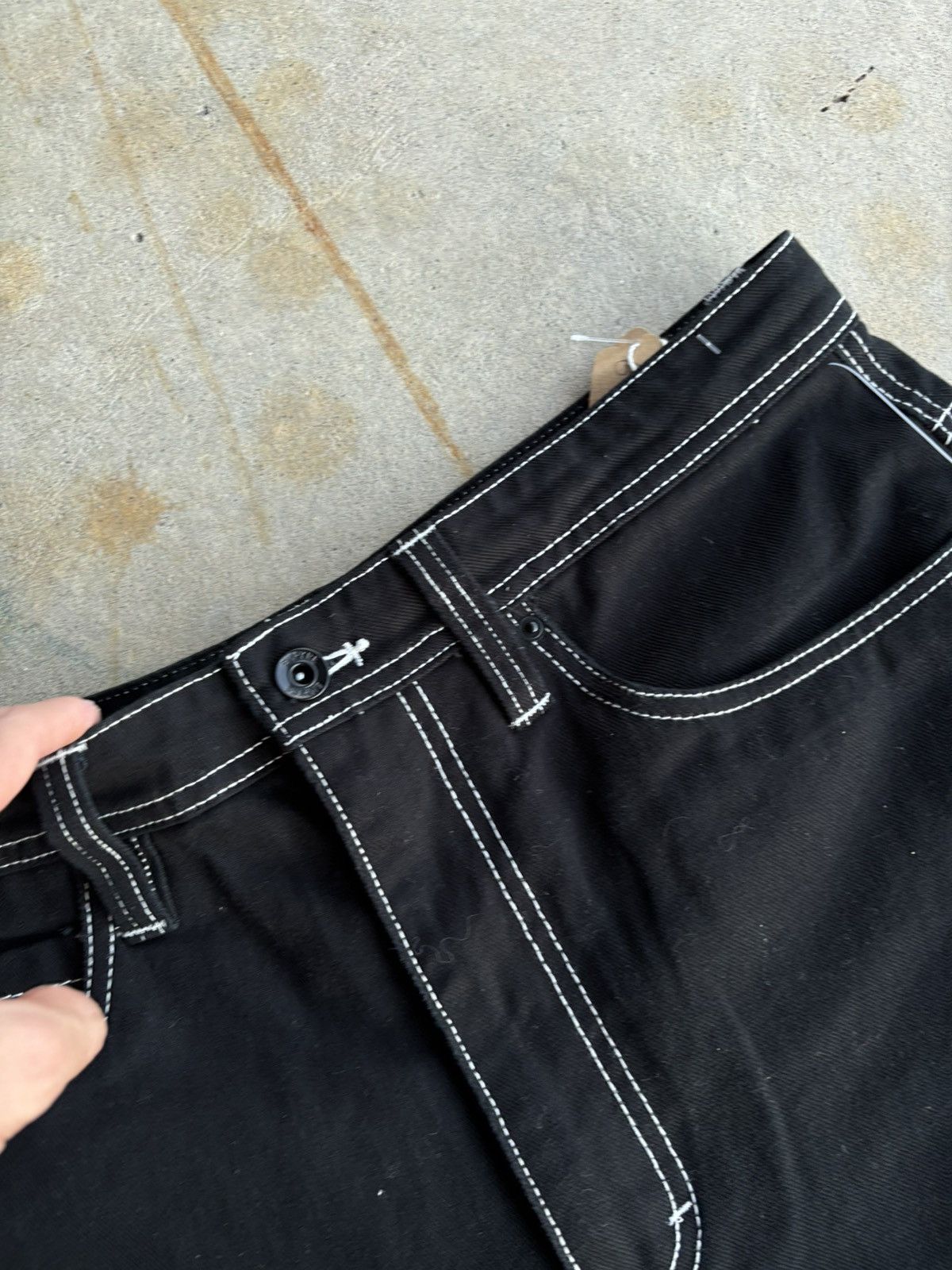 Empyre Crazy Empyre Fire Hydrant NEW Baggy Wide Leg Contrast Jorts Size US 32 / EU 48 - 5 Thumbnail