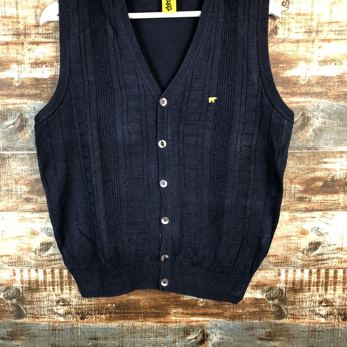 Golden Bear × Vintage Golden Bear Dark Blue vintage Vest #A2192 Size US M / EU 48-50 / 2 - 3 Thumbnail