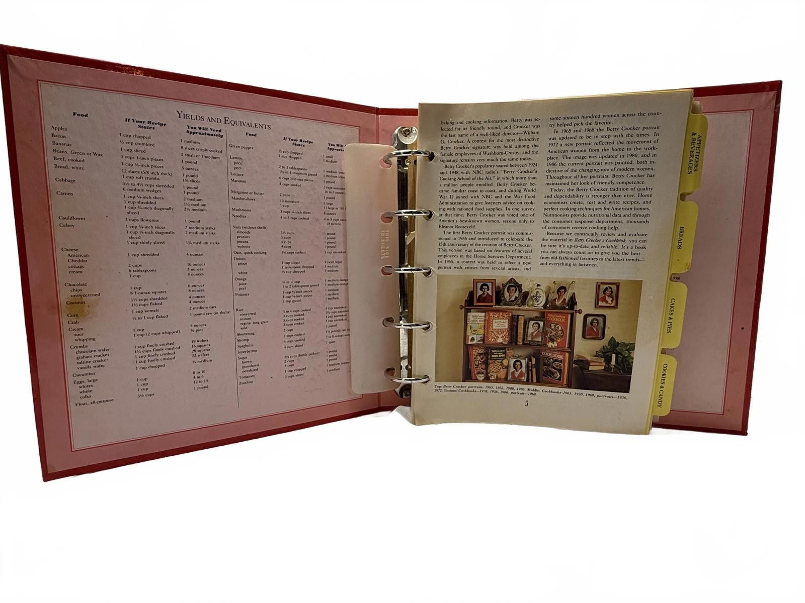 Other Betty Crockers Anniversary Edition Cookbook Binder Bible Size ONE SIZE - 5 Thumbnail