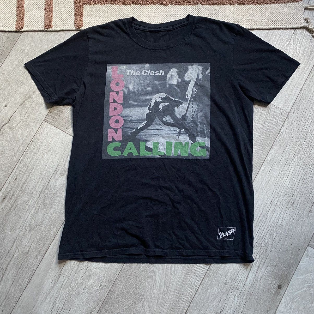 Band Tees × Vintage VINTAGE THE CLASH LONDON CALLING T SHIRT Size US M / EU 48-50 / 2 - 1 Thumbnail
