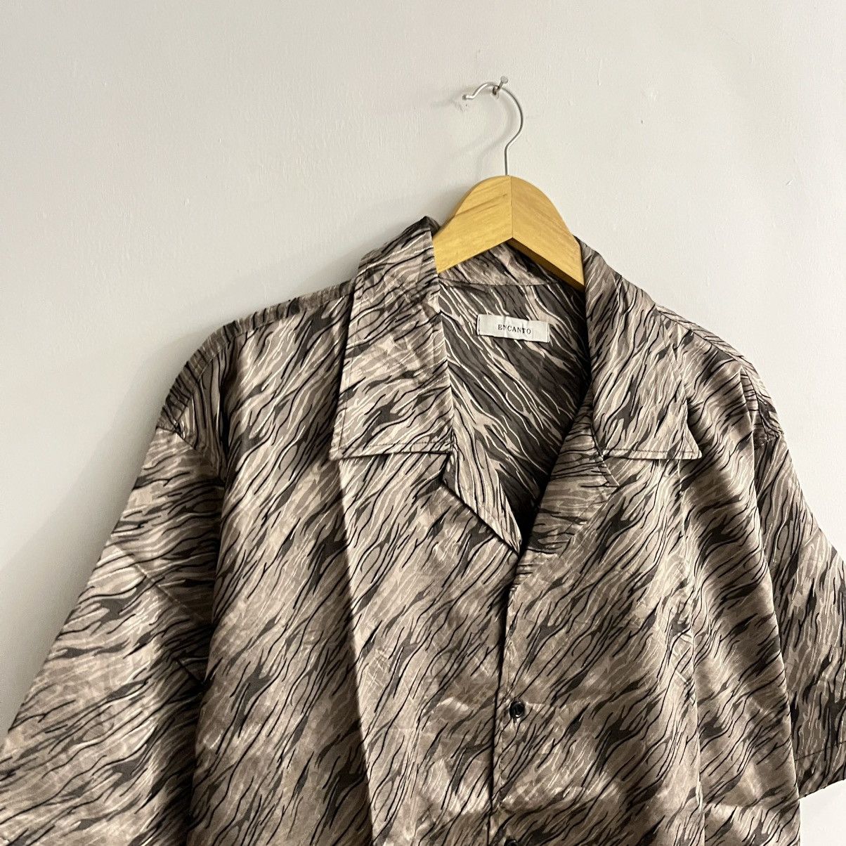 Issey Miyake Encanto - Unique Pattern Campcollar Button Up Size US L / EU 52-54 / 3 - 3 Thumbnail