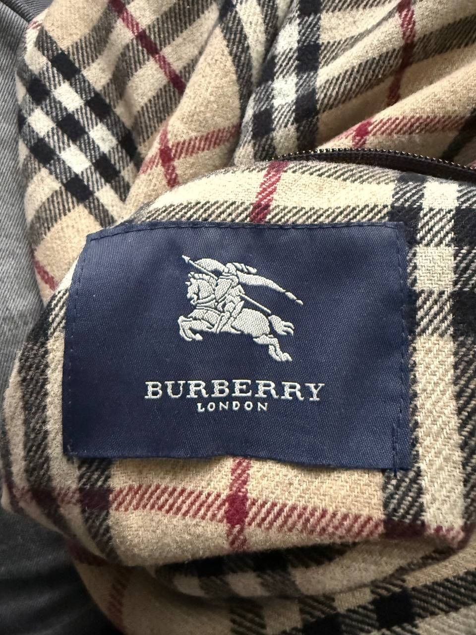 Burberry Vintage Burberry Leather Car Coat Nova Check Black Size US XXL / EU 58 / 5 - 18 Thumbnail