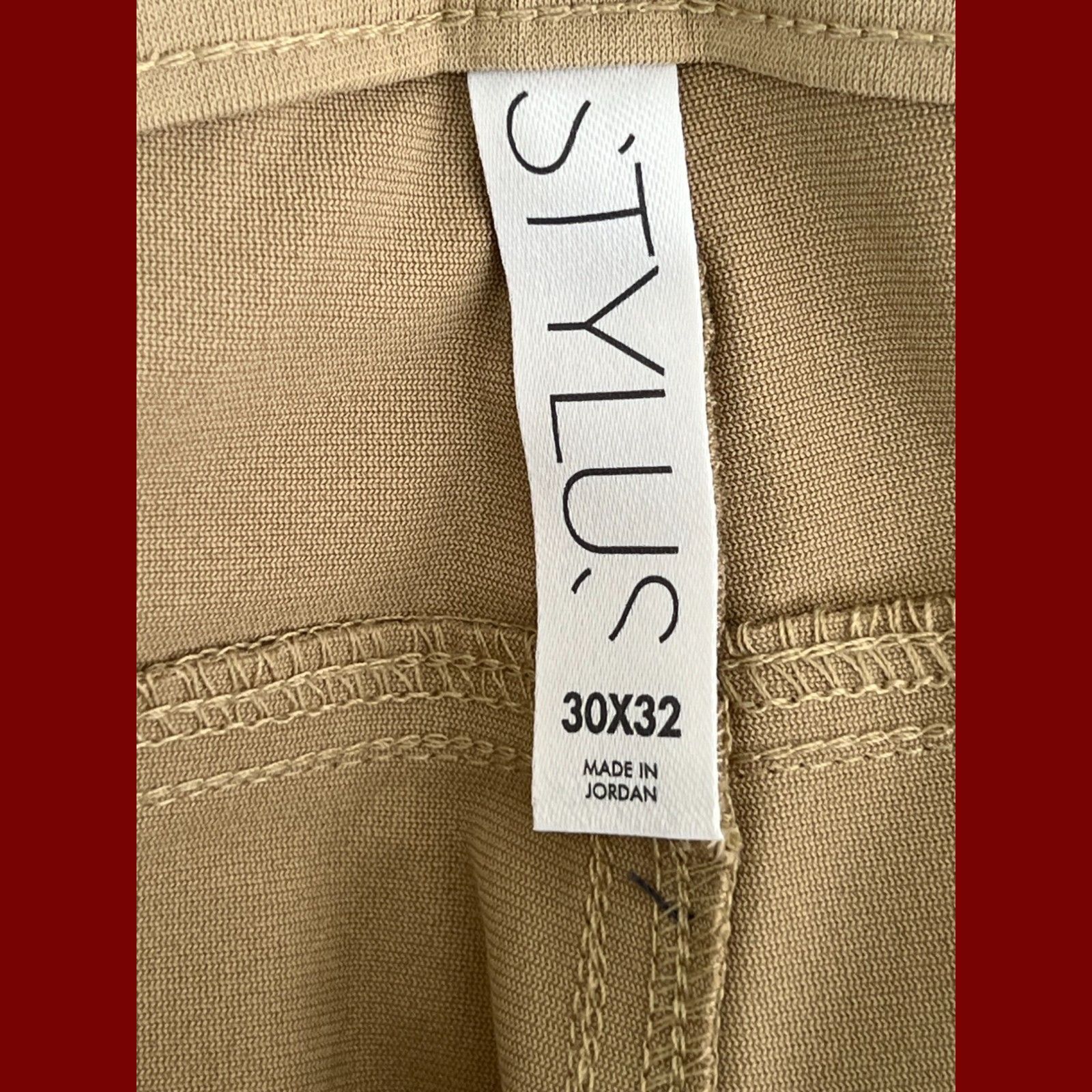 Other Stylus - Men's Slim Fit Flat Front Chino Pants - 5 Pockets - Size US 30 / EU 46 - 12 Thumbnail