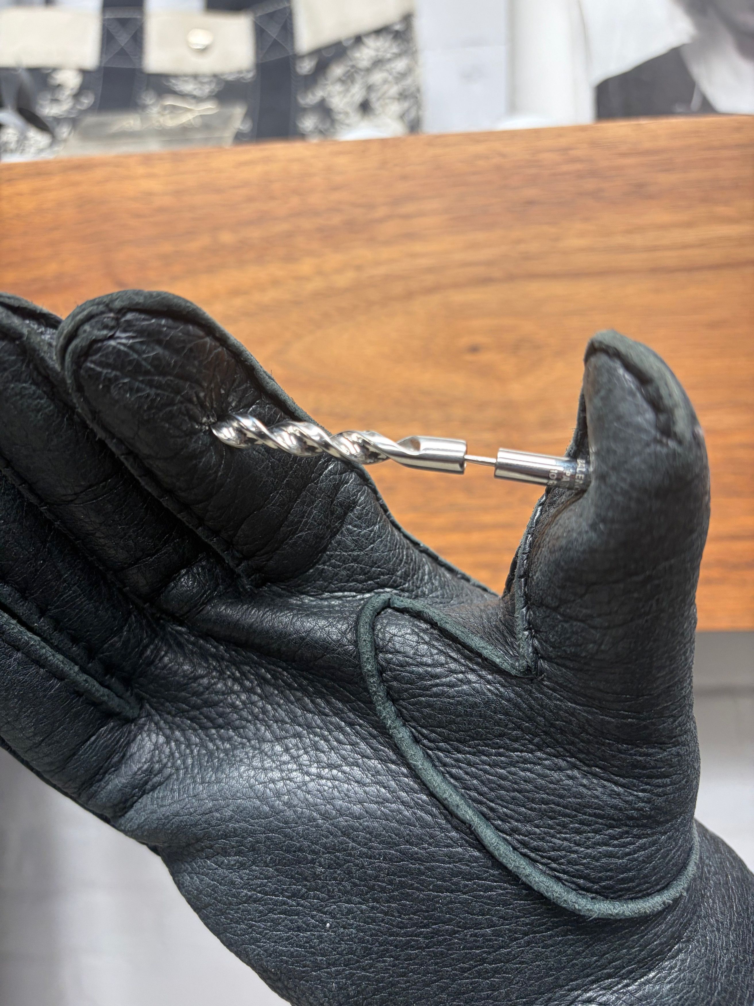 Balenciaga Balenciaga ‘City Drill’ Drillbit Earring Size ONE SIZE - 2 Thumbnail