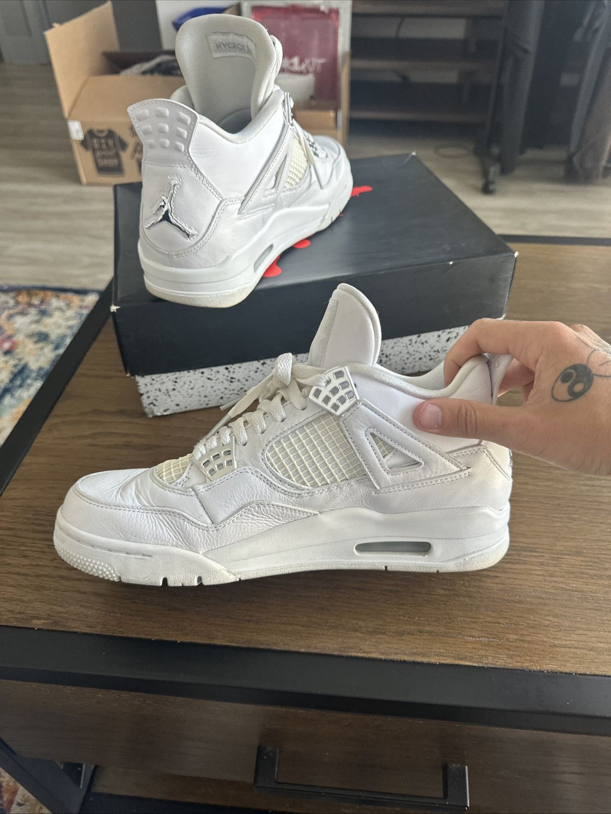 Jordan Brand Jordan Retro 4 Pure Money Size US 9 / EU 42 - 8 Thumbnail