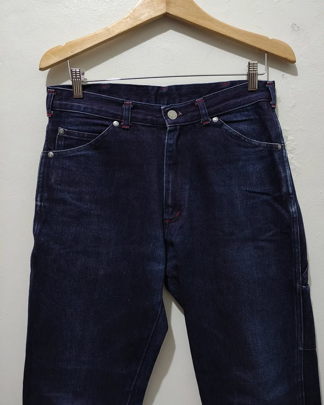 Beams Japan Beams Weft red Carpenter denim pants Size US 30 / EU 46 - 8 Thumbnail