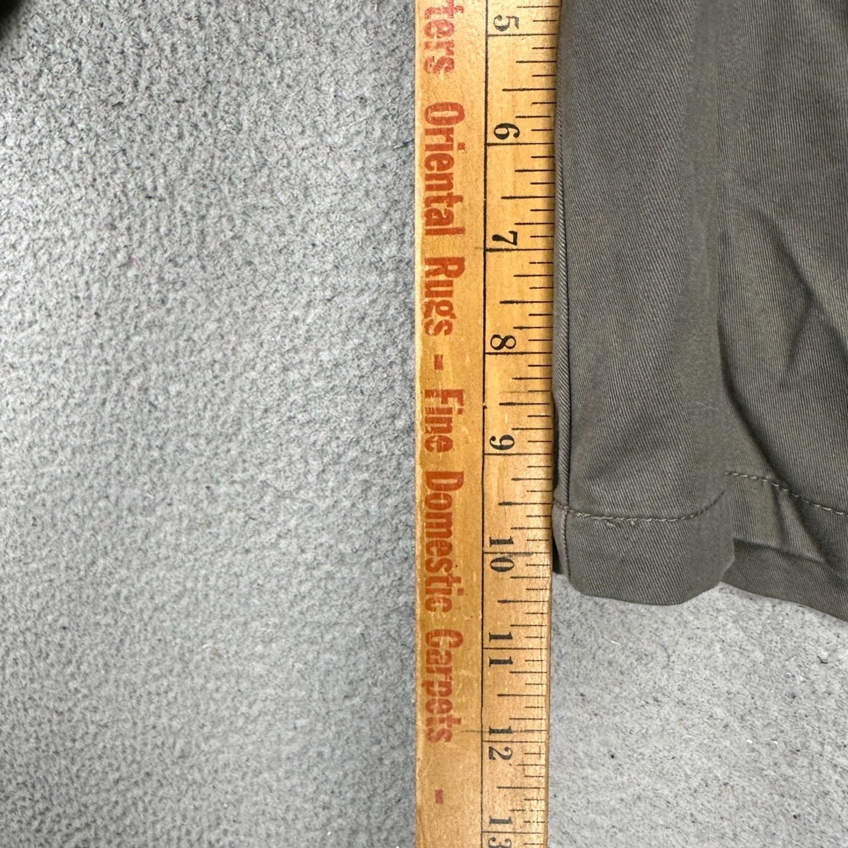 Vintage Woolrich Fieldstone Mens Khaki Shorts 40 Gray Flat Front Pockets Casual NEW Size US 40 / EU 56 - 7 Thumbnail