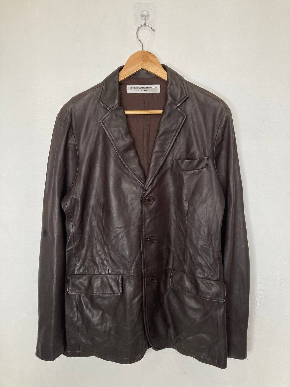 Marcello Pampaloni Leather Jacket | Grailed