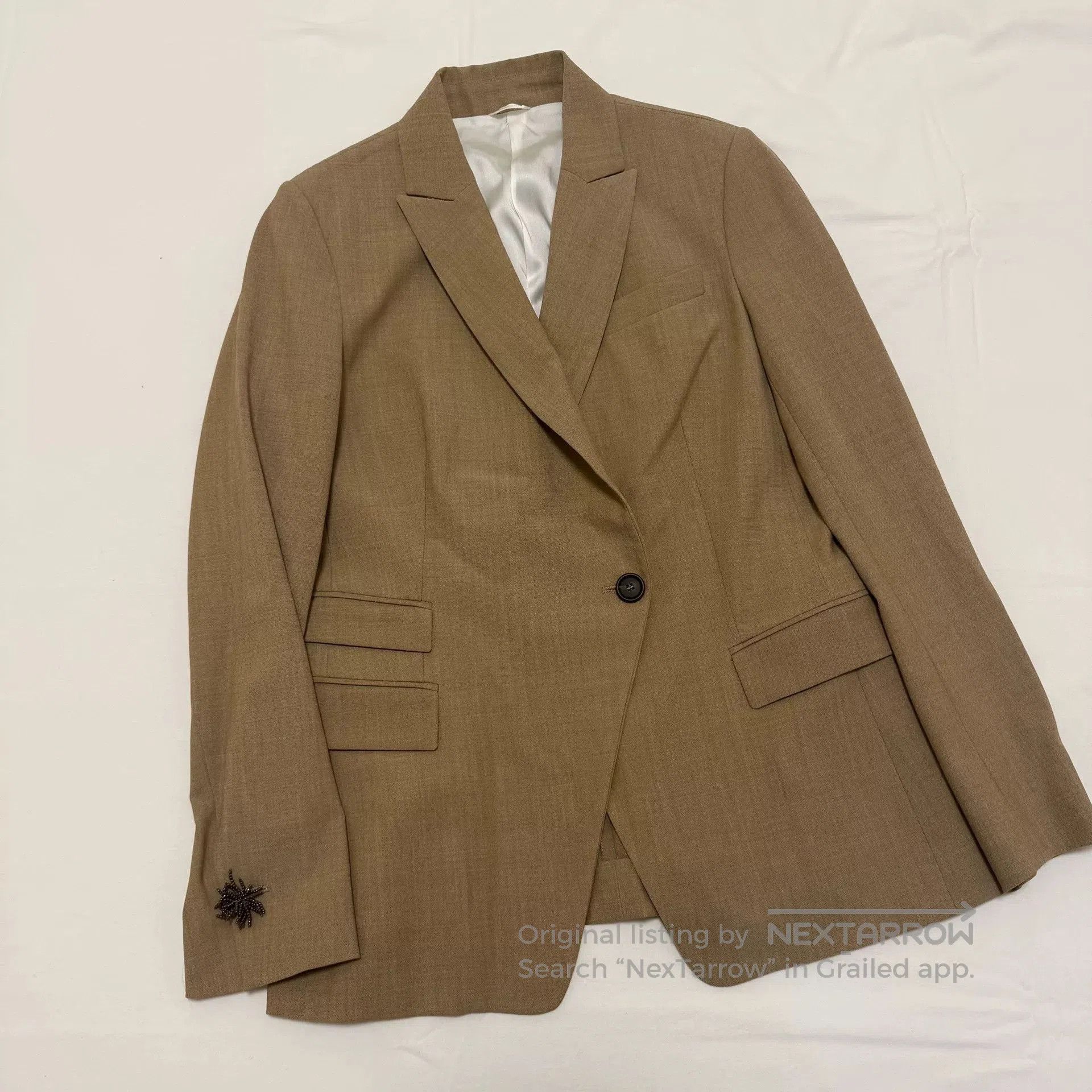 Brunello Cucinelli Brunello Cucinelli Beaded Blazer. Size US M / EU 48-50 / 2 - 1 Thumbnail