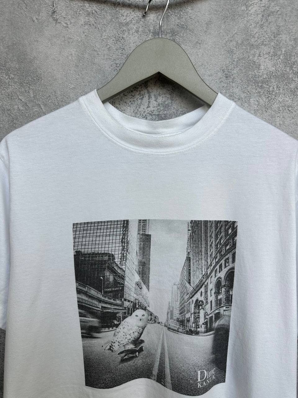Dime × Kanuk Dime X Kanuk Tony Owl T-Shirt Crew Neck White Tee Small Size US S / EU 44-46 / 1 - 4 Thumbnail