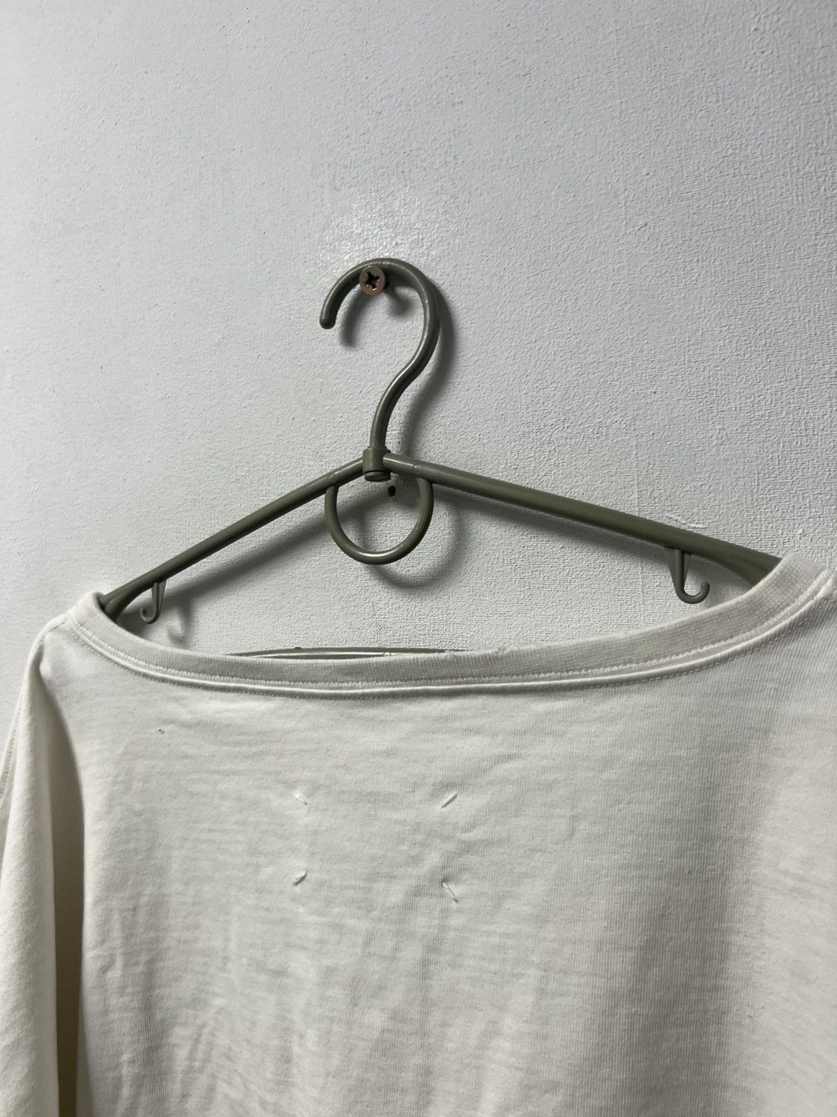 Maison Margiela Maison Margiela Big Logo Sweatshirt Luxury White Mens Size US S / EU 44-46 / 1 - 23 Thumbnail