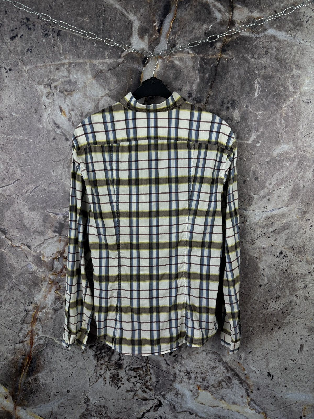 Armani Armani Jeans Men’s Plaid Button Up Shirt Long Sleeve Casual Size US XL / EU 56 / 4 - 13 Thumbnail