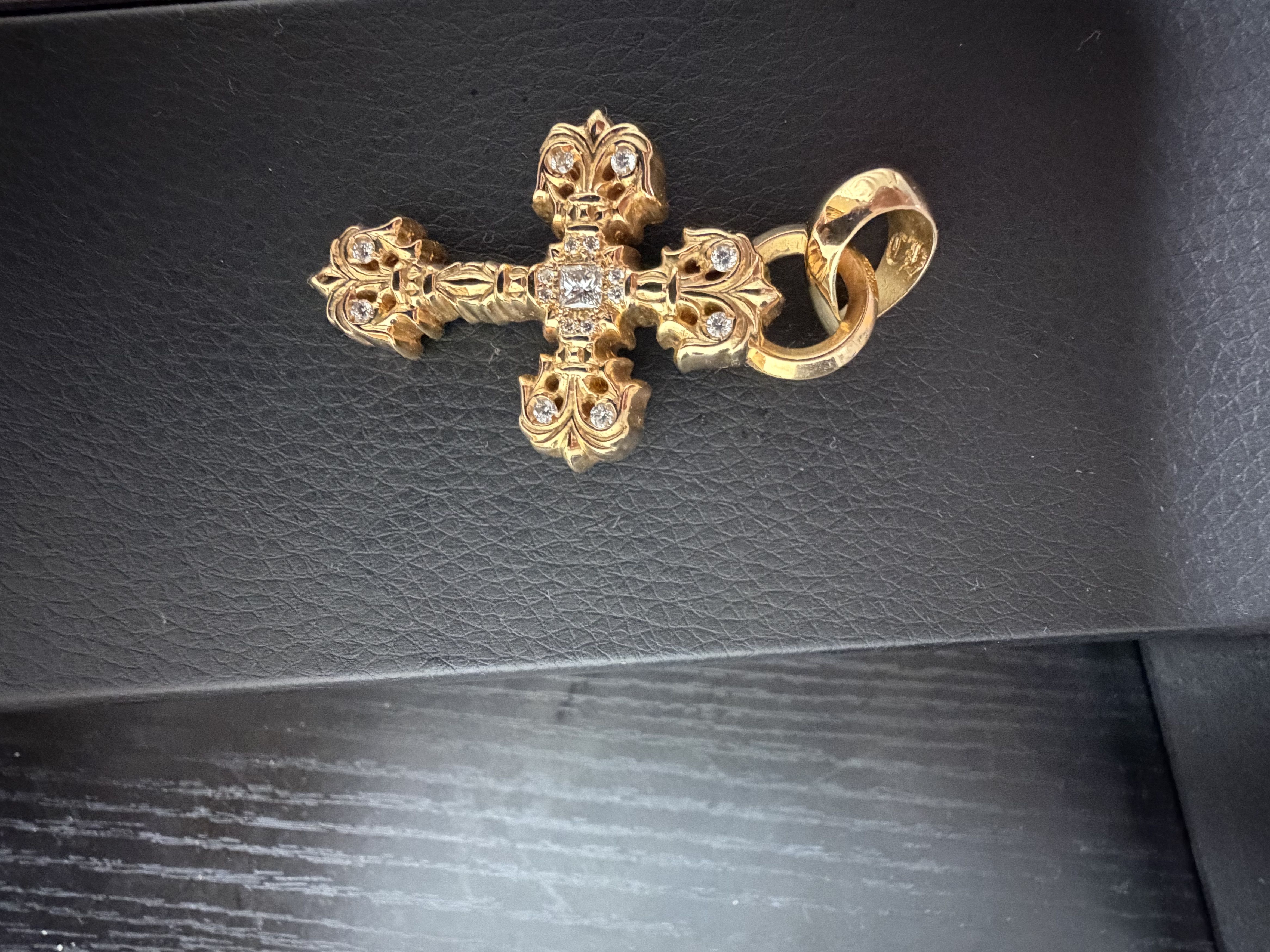 Chrome Hearts Chrome Hearts Medium Flame Cross Pendant Size ONE SIZE - 2 Thumbnail