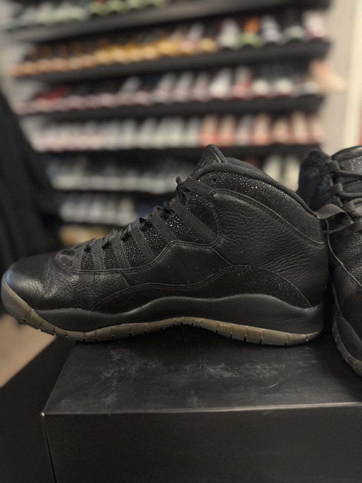Jordan Brand × Nike Jordan 10 Drake OVO Black Size 11.5 🧼 W BOX Size US 11.5 / EU 44-45 - 6 Thumbnail
