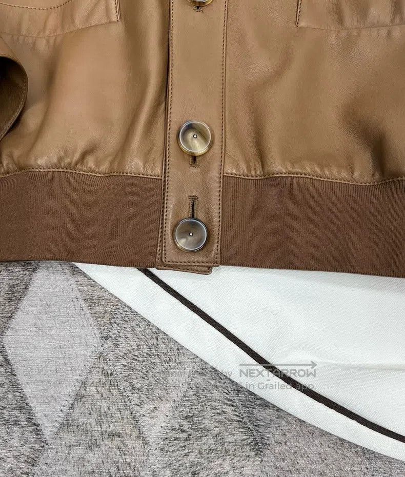 Hermes Hermes Knight Leather Jacket, Lamb Fur Size US M / EU 48-50 / 2 - 4 Thumbnail