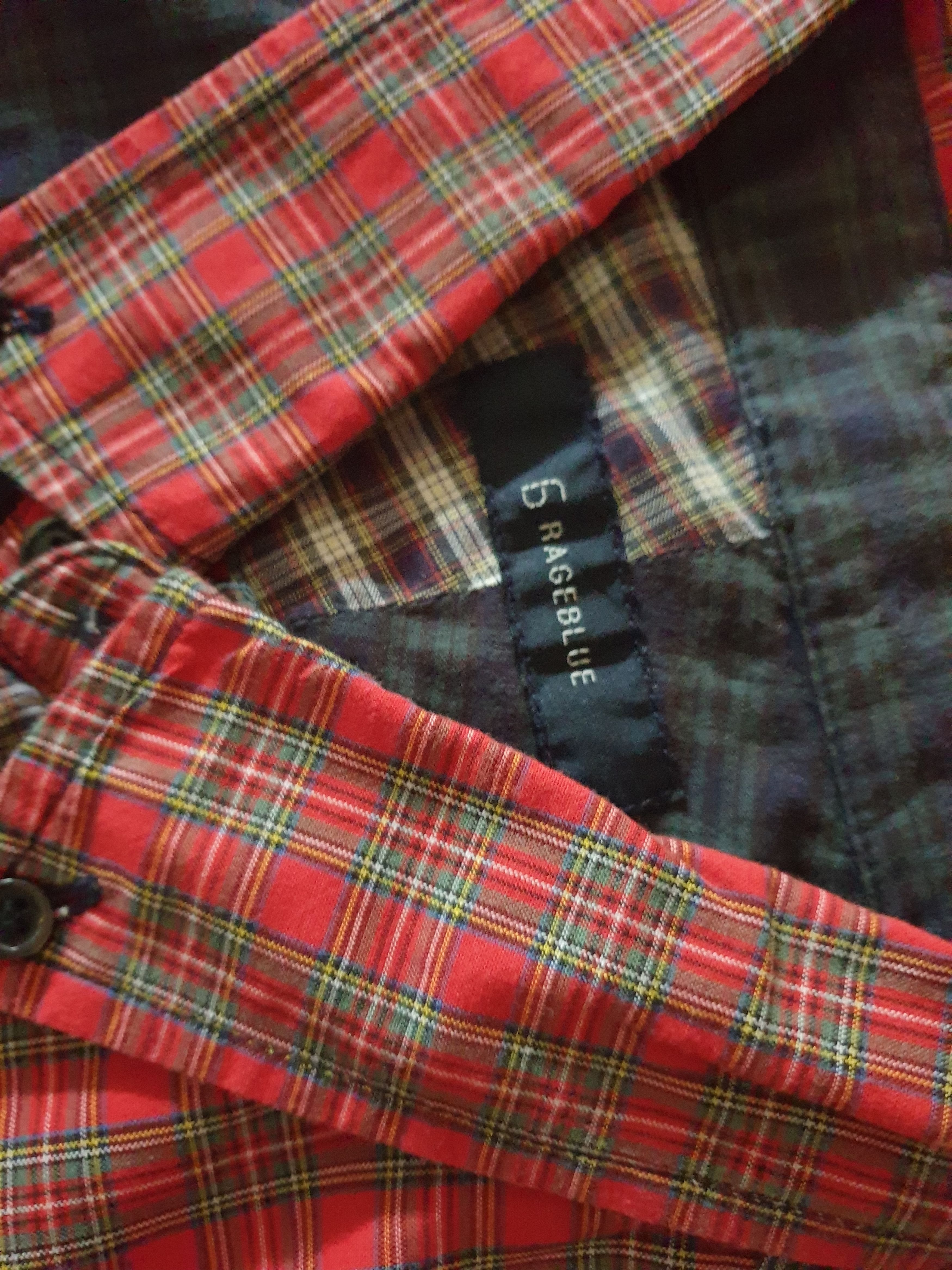 RAGEBLUE × Seditionaries 💥Rageblue checkered Japanese flannel shirt Size US L / EU 52-54 / 3 - 2 Thumbnail