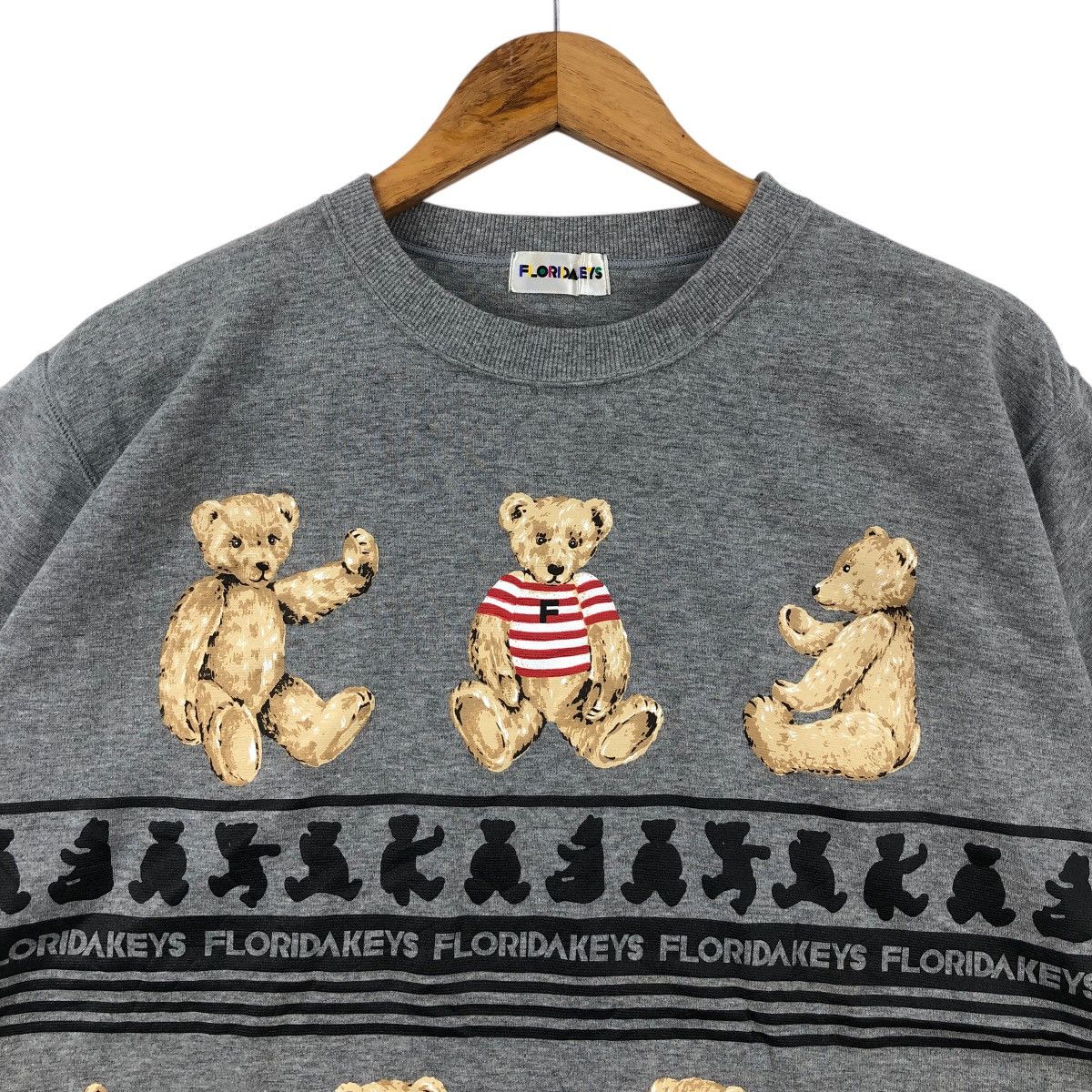 Vintage Vintage FLORIDA KEYS Tee Shirt Bear Logo Size M Size US M / EU 48-50 / 2 - 2 Thumbnail