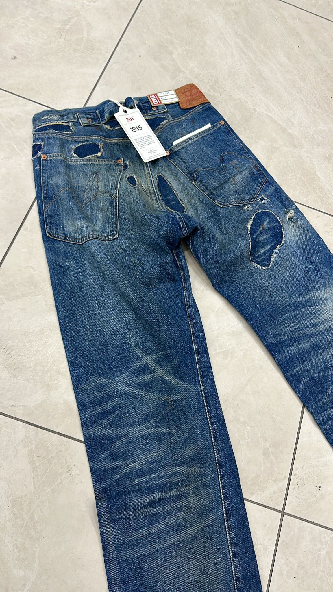 Levi's Vintage Clothing LVC Levi's Vintage Clothing 1915 501XX BigE Selvedge Jeans Size US 28 / EU 44 - 4 Thumbnail