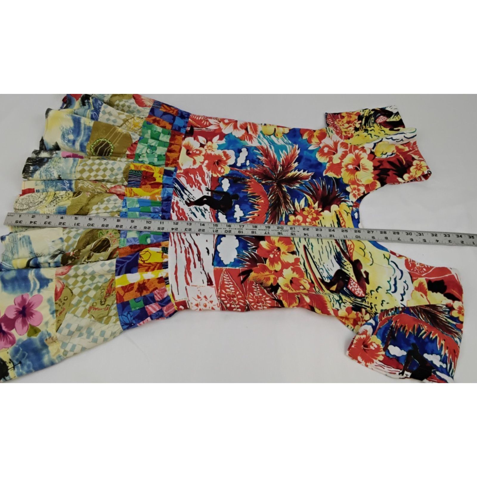 Jams World Jams World Drop Waist Dress Women's S Hawaiian Graphic Print Size S / US 4 / IT 40 - 9 Thumbnail