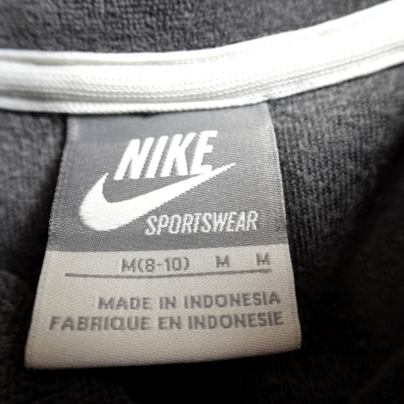 Nike VINTAGE Nike Jacket Womens M Gray Velour Swoosh Zip Track Sweatshirt Athletic Y2K Size M / US 6-8 / IT 42-44 - 6 Thumbnail