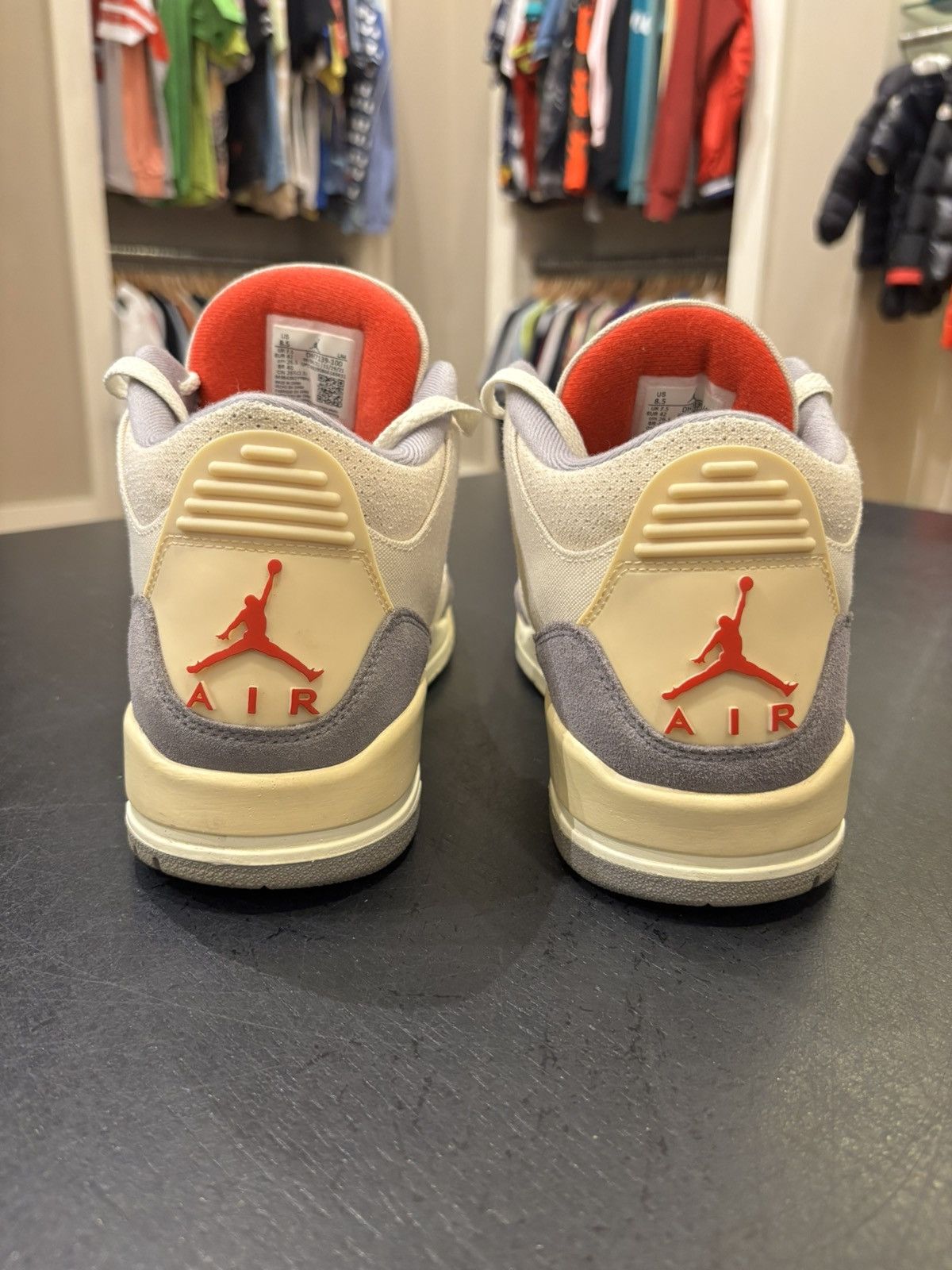 Jordan Brand Jordan 3 Retro Muslin Size US 8.5 / EU 41-42 - 5 Thumbnail