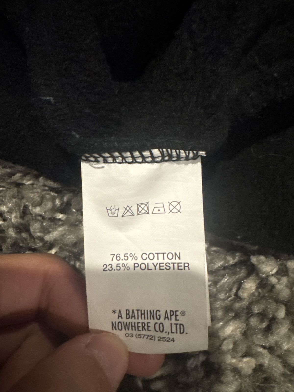 Aape Black Bape hoodie M Size US M / EU 48-50 / 2 - 10 Thumbnail