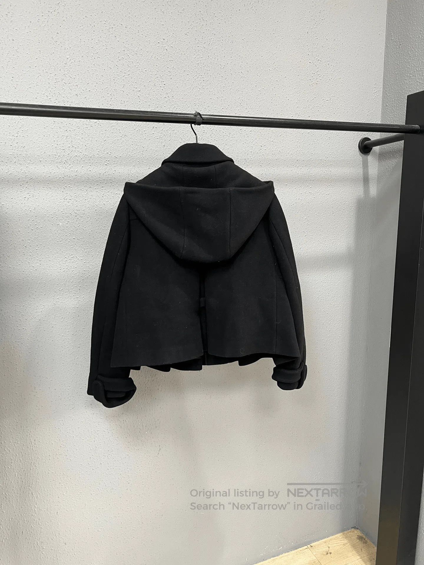 Miu Miu Miumiu Black Wool Coat. Size S / US 4 / IT 40 - 2 Thumbnail