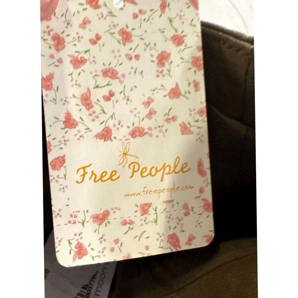 Free People VINTAGE Free People Skirt Women 8 Tobacco Back Zip Mini Straight Pencil Skirt Ladies NEW Size 30" / US 8 / IT 44 - 6 Thumbnail
