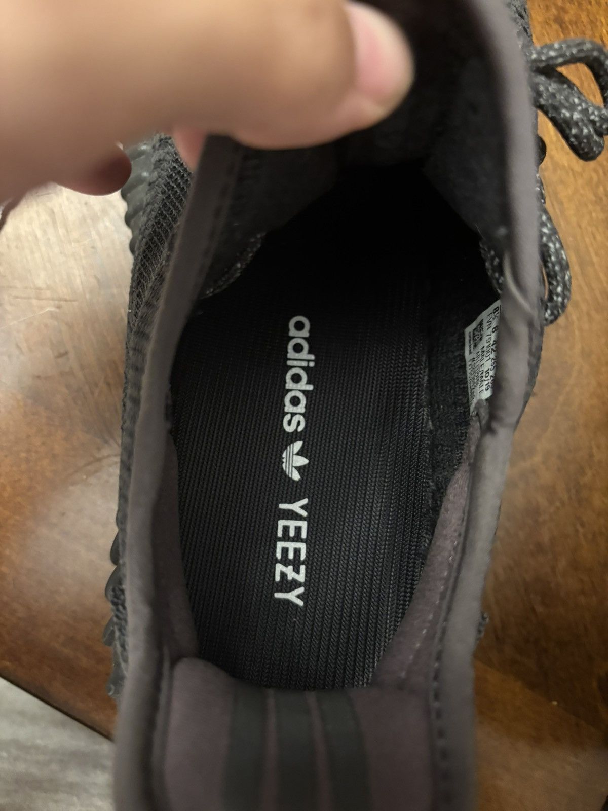 Adidas Yeezy 350 V2 black non reflective Size US 8.5 / EU 41-42 - 10 Thumbnail