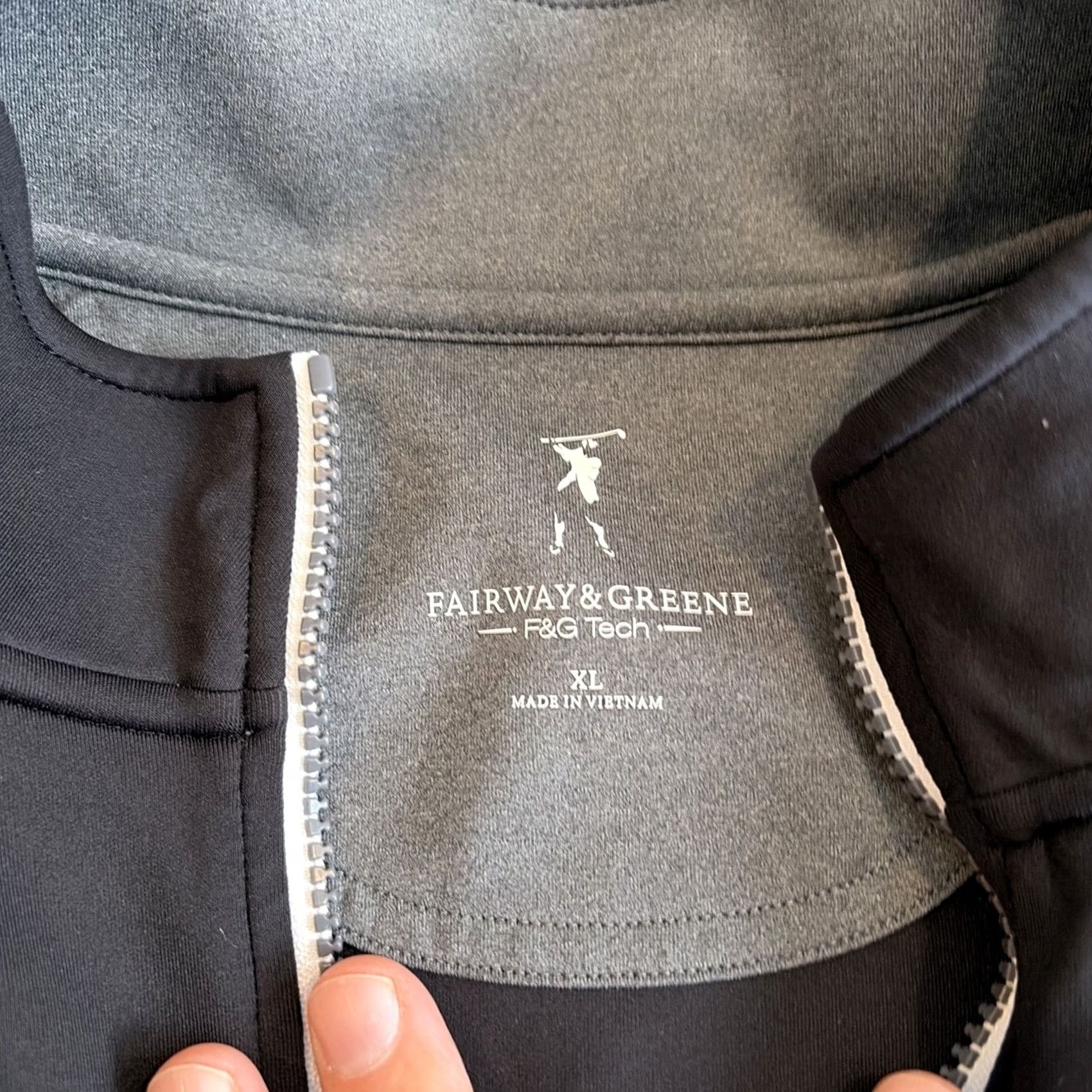 Vintage Fairway & Greene Quarter Zip WM Phoenix Open XL Black Mens Activewear Open Zip Casual Shirt Size US XL / EU 56 / 4 - 3 Thumbnail