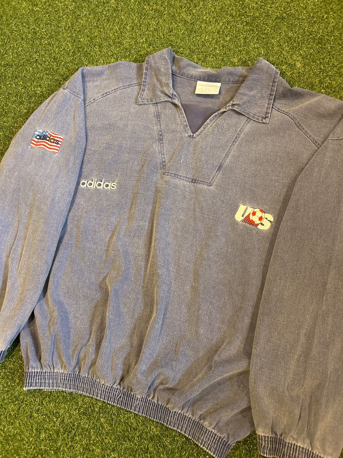 Adidas 92/94 Adidas USMNT Drill Top Size US XL / EU 56 / 4 - 3 Thumbnail