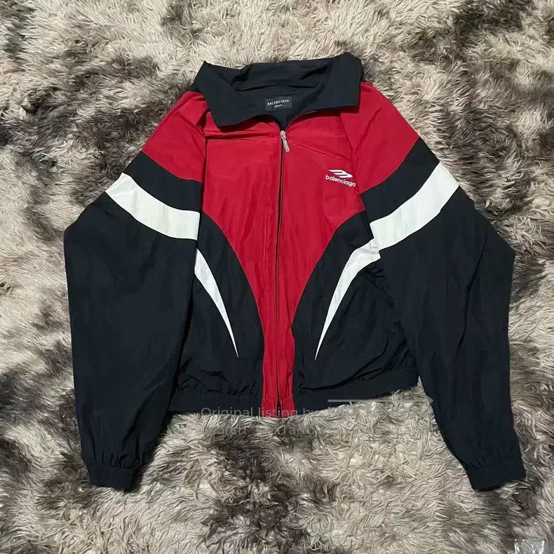 Balenciaga Balenciaga Contrast Color 3B Raglan Sleeve Jacket Size US S / EU 44-46 / 1 - 1 Thumbnail
